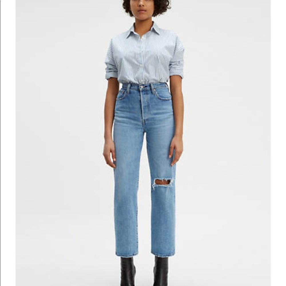 Levi’s Ribcage Straight Ankle. Brand new!